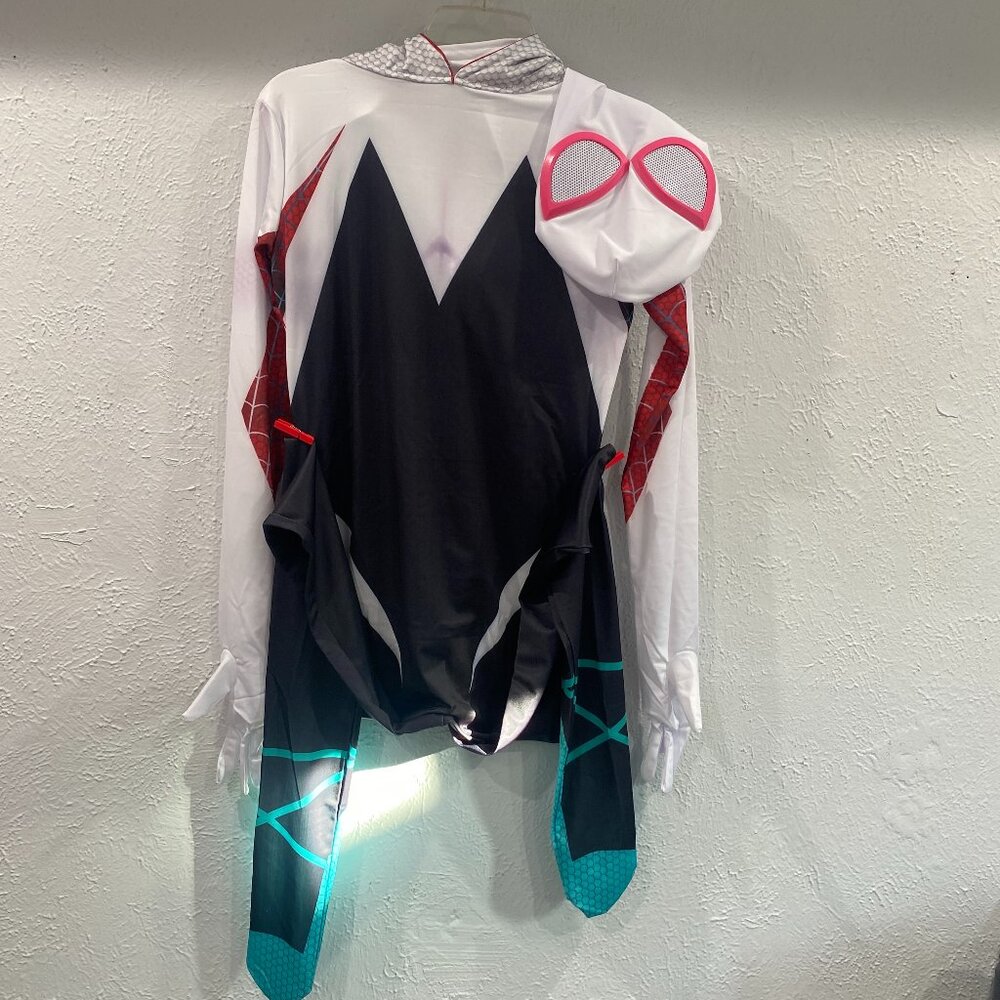 Marvel Gwen Stacy Spiderman Costume, women's size M, NWOT, with mask. - Picture 3 of 10